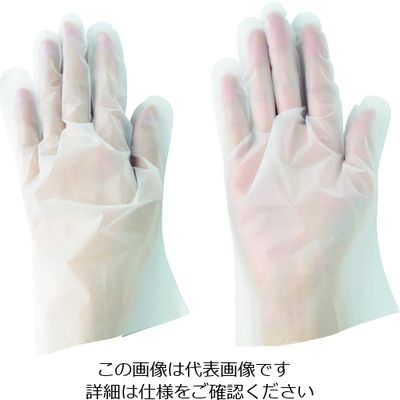 川西工業 川西 ポリエチレン手袋ストレッチ (100枚入) 2017-S 1箱(100枚) 421-8035（直送品）