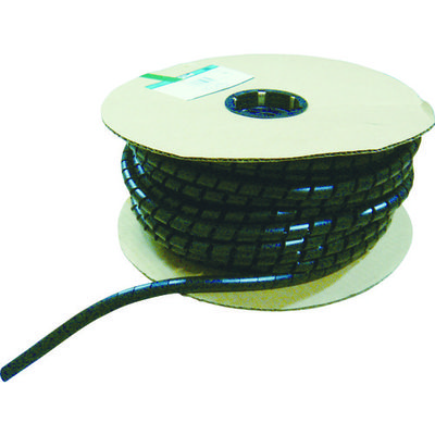 パンドウイットコーポレーション パンドウイット スパイラルラッピング 難燃性ポリエチレン(UL94Vー2) 黒 T25R-C20Y 1巻（直送品）