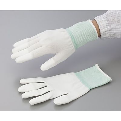 アズワン アズピュア PUコート手袋 オーバーロック 指先コート L 10双入 1-2263-12 1袋(10双)（直送品）