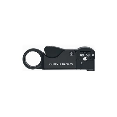 【新品】KNIPEX（クニペックス）1660-05 同軸ケーブルストリッパーRG58／59／62（SB） KNIPEX 1660ー05 同軸ケーブルストリッパーRG58/59/62(SB) 1丁