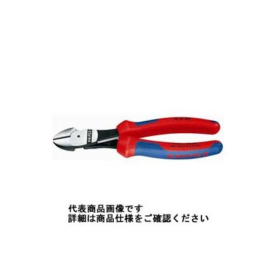 KNIPEX バネ付強力型斜ニッパー (SB) 7412ー160 7412-160 1丁（直送品