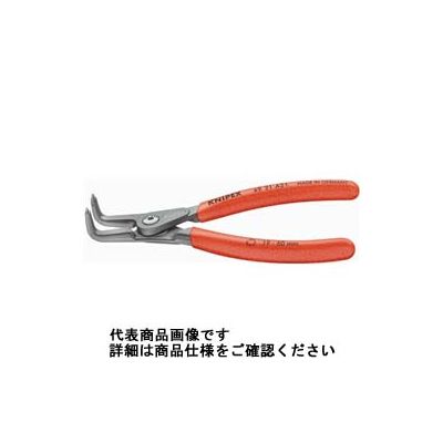 【逸品】 KNIPEX 軸用精密スナップリングプライヤー 曲(SB) 4921ーA11 1丁 その他