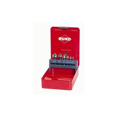 RUKO 102319 6PC カウンターシンクセット (スチールケース入り) 1