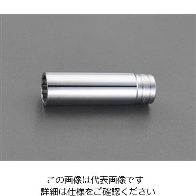 エスコ 1/2”DRx35mm ディープソケット(十二角) EA618RN-35 1個（直送品