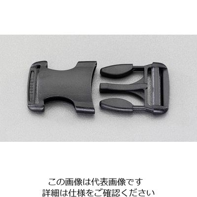 エスコ（esco） 20mm バックル（プラスチック製/2組） 1セット（80組