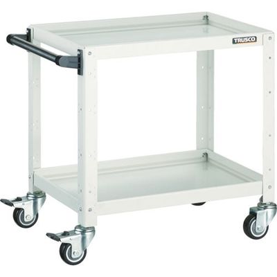 トラスコ中山 TRUSCO ツールワゴン バーディワゴン 750X500XH740 ウレタン車輪 ホワイト BDW-773U-W 1台（直送品）