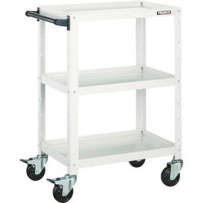 トラスコ中山 TRUSCO ツールワゴン バーディワゴン 600X400 引出付 ホワイト BDW-963V-W 1台 450-1632（直送品）