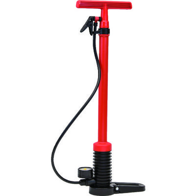 フルプラ FURUPLA ダイヤポンプ空気入れ圧力計付きレッド 910-R 1個 467-9075（直送品）