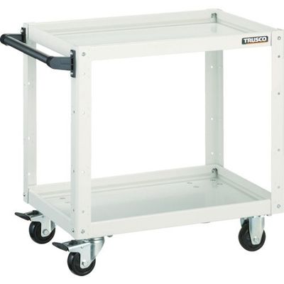 トラスコ中山 TRUSCO ツールワゴン イーグルワゴン 600X400 4輪自在 ホワイト EGW-662J-W 1台 450-1772（直送品）