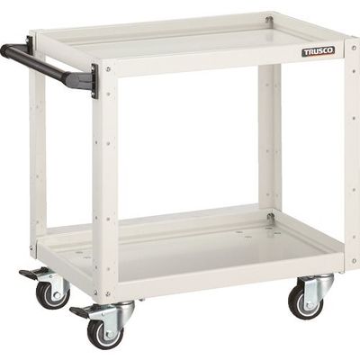 トラスコ中山 TRUSCO ツールワゴン イーグルワゴン 600×400×H600 ウレタン4輪自在 ホワイト EGW-662UJ-W 1台（直送品）