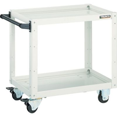 トラスコ中山 TRUSCO ツールワゴン イーグルワゴン 600X400XH600 ウレタン車輪 ホワイト EGW-662U-W 1台（直送品）