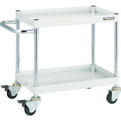 トラスコ中山 TRUSCO ツールワゴン ファルコンワゴン900X600 ゴム車輪 ホワイト FAW-692-W 1台 436-9360（直送品）