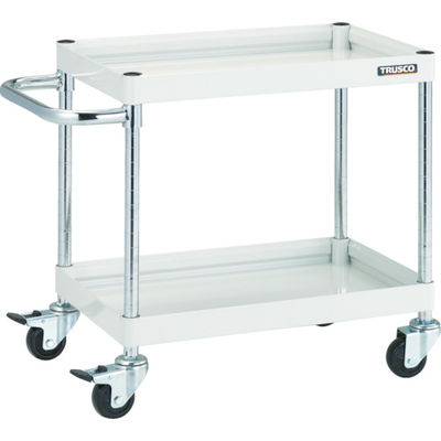 トラスコ中山 TRUSCO ツールワゴン ファルコンワゴン900X600 ゴム車輪 ヤンググリーン FAW-692-YG 1台（直送品）