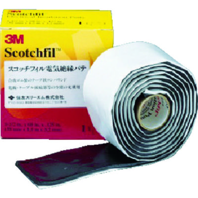 スリーエム ジャパン 3M スコッチフィル 電気絶縁パテ 38mmX1.5m S/FIL 1巻 441-7097（直送品）
