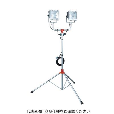 畑屋製作所 ハタヤ 【売切廃番】 防雨型スタンド付ハロゲンライト 300W×2灯 100V接地付電線5m PHCX-305KN 1台(1個)（直送品）