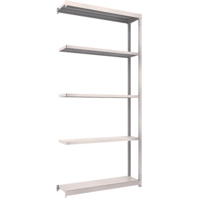 TRUSCO スチールラック M1.5型軽中量棚 1160X295XH2400 5段連結 ネオグレー M1.5-8435B NG（直送品）