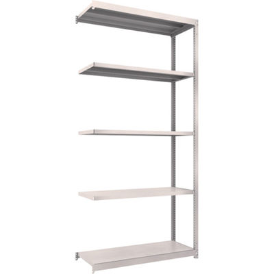 TRUSCO スチールラック M1.5型軽中量棚 1160X445XH2400 5段連結 ネオグレー M1.5-8445B NG（直送品）