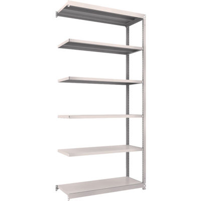 TRUSCO スチールラック M1.5型軽中量棚 1160×445×H2400 6段連結 ネオグレー M1.5-8446B NG（直送品）