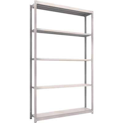 TRUSCO スチールラック M1.5型軽中量棚 1460X295XH2400 5段単体 ネオグレー M1.5-8535 NG（直送品）