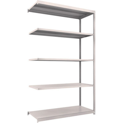 TRUSCO スチールラック M1.5型軽中量棚 1460X595XH2400 5段連結 ネオグレー M1.5-8565B NG（直送品）