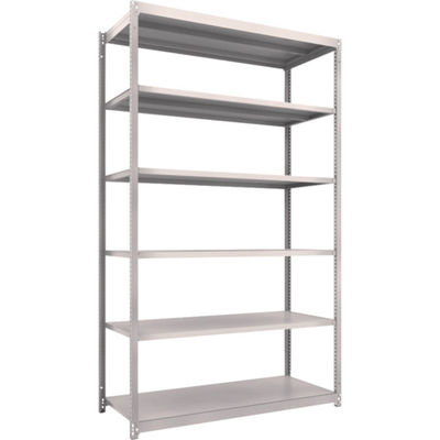 TRUSCO スチールラック M1.5型軽中量棚 1460×595×H2400 6段単体 ネオグレー M1.5-8566 NG（直送品）