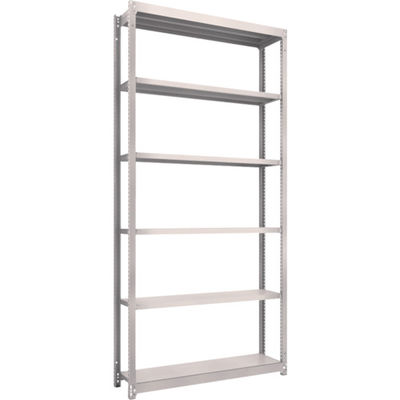 TRUSCO スチールラック M1.5型軽中量棚 1160×295×H2400 6段単体 ネオグレー M1.5-8436 NG（直送品）