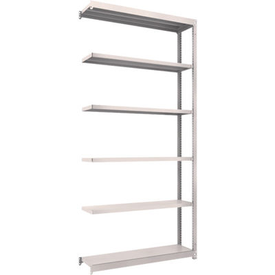 TRUSCO スチールラック M1.5型軽中量棚 1160×295×H2400 6段連結 ネオグレー M1.5-8436B NG（直送品）