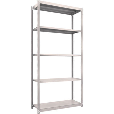 TRUSCO スチールラック M1.5型軽中量棚 1160X445XH2400 5段単体 ネオグレー M1.5-8445 NG（直送品）