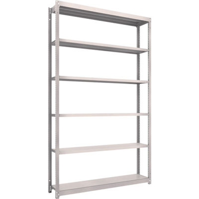 TRUSCO スチールラック M1.5型軽中量棚 1460×295×H2400 6段単体 ネオグレー M1.5-8536 NG（直送品）