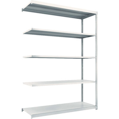 TRUSCO スチールラック M1.5型軽中量棚 1760X595XH2400 5段連結 ネオグレー M1.5-8665B NG（直送品）