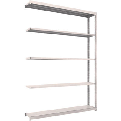 TRUSCO スチールラック M1.5型軽中量棚 1760X295XH2400 5段連結 ネオグレー M1.5-8635B NG（直送品）