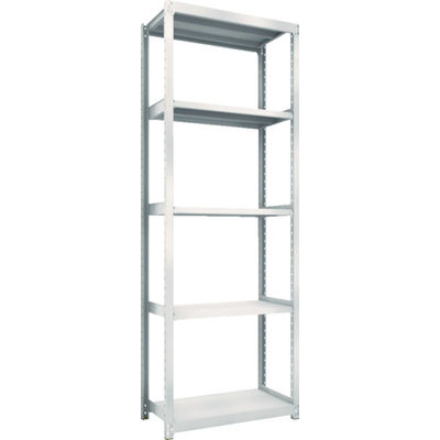 TRUSCO スチールラック M2型軽中量棚 860X450XH2400 5段 単体 ネオグレー M2-8345 NG 1セット(1個)（直送品）