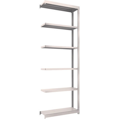 TRUSCO スチールラック M1.5型軽中量棚 860×295×H2400 6段連結 ネオグレー M1.5-8336B NG（直送品）