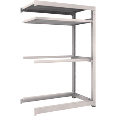 TRUSCO スチールラック M3型中量棚 1200X721XH1800 棚板2段+タイヤ2段 連結 M3-6472Y2B 1台(1個)（直送品）