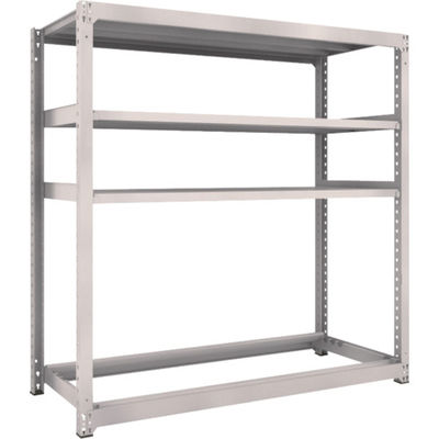 TRUSCO スチールラック M3型中量棚 1800X721XH1800 棚板3段+タイヤ1段 M3-6673Y1 1台(1個)（直送品）