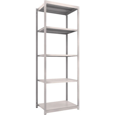 TRUSCO スチールラック M1.5型軽中量棚 860X595XH2400 5段単体 ネオグレー M1.5-8365 NG（直送品）