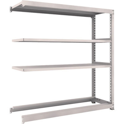 TRUSCO スチールラック M3型中量棚 1800X571XH1800 棚板3段+タイヤ1段 連結 M3-6663Y1B 1台(1個)（直送品）