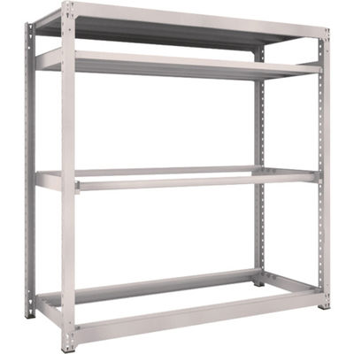 TRUSCO スチールラック M3型中量棚 1800X721XH1800 棚板2段+タイヤ2段 M3-6672Y2 1台(1個)（直送品）