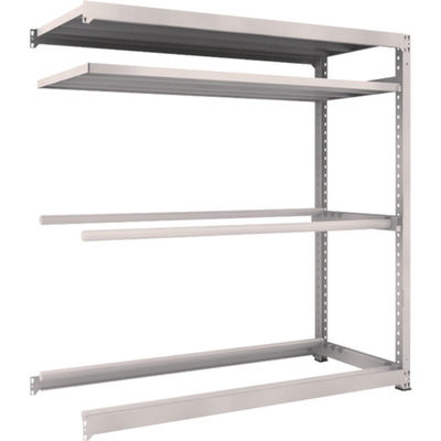 TRUSCO スチールラック M3型中量棚 1800X721XH1800 棚板2段+タイヤ2段 連結 M3-6672Y2B 1台(1個)（直送品）