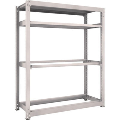 TRUSCO スチールラック M3型中量棚 1500X571XH1800 棚板2段+タイヤ2段 M3-6562Y2 1台(1個)（直送品）