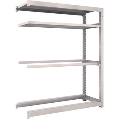 TRUSCO スチールラック M3型中量棚 1500X571XH1800 棚板2段+タイヤ2段 連結 M3-6562Y2B 1台(1個)（直送品）