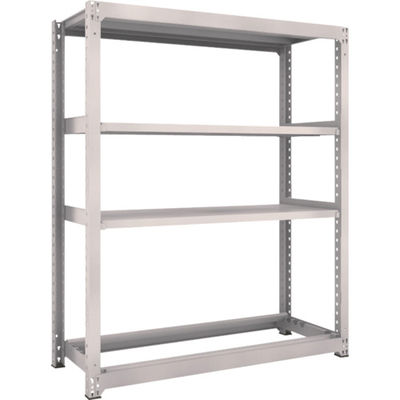 TRUSCO スチールラック M3型中量棚 1500X571XH1800 棚板3段+タイヤ1段 M3-6563Y1 1台(1個)（直送品）