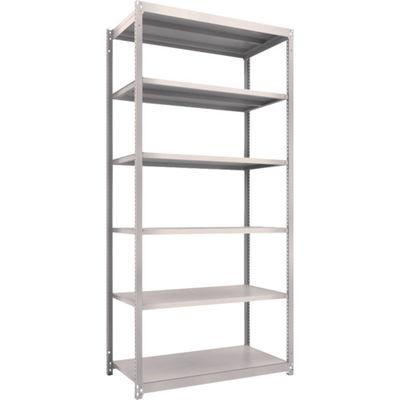 TRUSCO スチールラック M1.5型軽中量棚 1160×595×H2400 6段単体 ネオグレー M1.5-8466 NG（直送品）