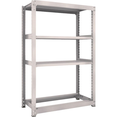 TRUSCO スチールラック M3型中量棚 1200X571XH1800 棚板3段+タイヤ1段 M3-6463Y1 1台(1個)（直送品）