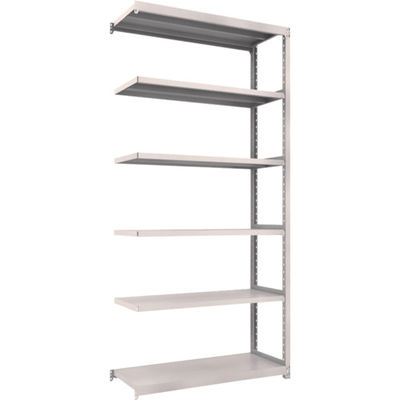 TRUSCO スチールラック M2型軽中量棚 1160×450×H2400 6段 連結 ネオグレー M2-8446B NG 1セット(1個)（直送品）