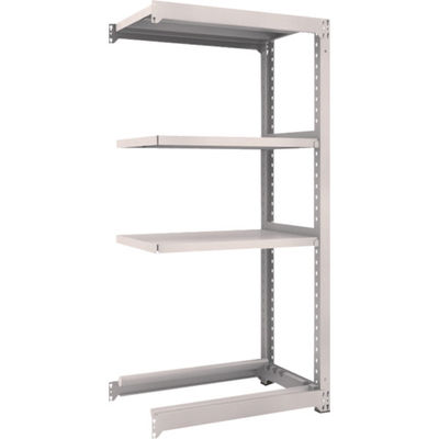 TRUSCO スチールラック M3型中量棚 900X571XH1800 棚板3段+タイヤ1段 連結 M3-6363Y1B 1台(1個)（直送品）