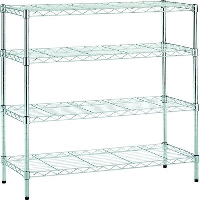 トラスコ中山 TRUSCO ステンレス製メッシュラック 800X350XH830 4段 TSM19-3334 1台(1個) 454-0476（直送品）