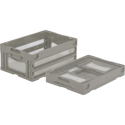三甲 サンコー 折りたたみコンテナー 559050 マドコンO―30B ライトグレー SKO-O-30B-GLL 1個 439-1110（直送品）