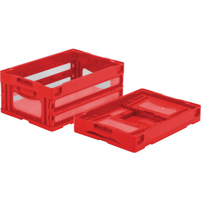 三甲 サンコー 折りたたみコンテナー 559050 マドコンO―30Bレッド SKO-O-30B-RE 1個 439-1136（直送品）