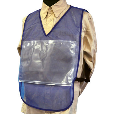 つくし工房 つくし いろいろチョッキ ブルーメッシュ TY-52B 1着 447-5518（直送品）